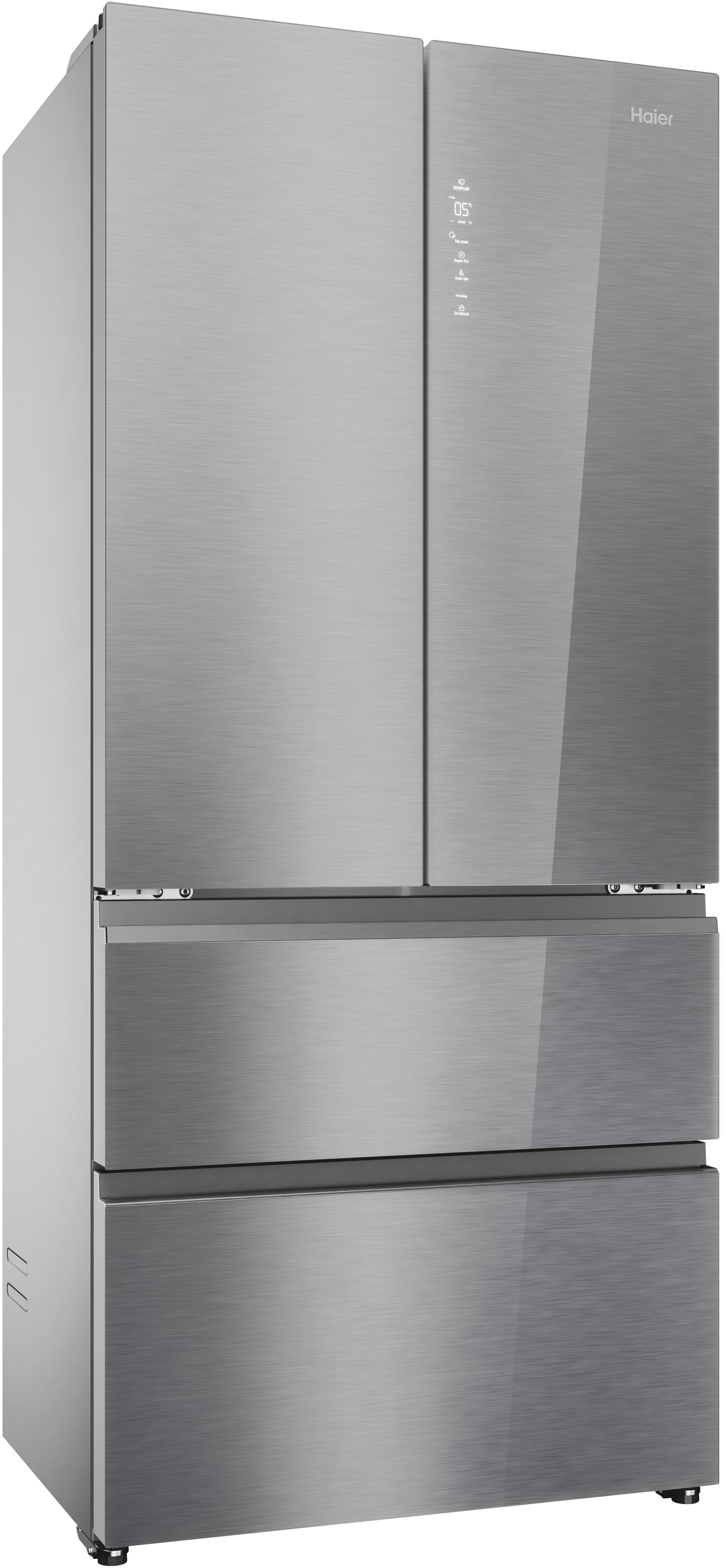 Haier French Door French Door 83 "HFR7819ENGC" 190 cm hoch 83 cm breit 190 cm hoch, 83 cm breit, Nutzinhalt: 504 Liter, HumidityZone glas front, iconic glas - Rabatt: 39 % Küchengeräte & Zubehör online kaufen