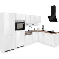 Kochstation Küche "KS-Virginia", Stellbreite 290/190 cm cm, wahlweise mit Induktion küche: weiß hochglanz, weiß, wotaneiche, front: weiß hochglanz, korpus: weiß, arbeitsplatte: wotaneiche - B/H/T: 290 cm x 200 cm x 60 cm, mit Glaskeramikkochfeld - Rabatt: 33 % Einbauküchen und Küchenzeilen online kaufen Kochstation Küche "KS-Virginia", Stellbreite 290/190 cm cm, wahlweise mit Induktion küche: weiß hochglanz, weiß, wotaneiche, front: weiß hochglanz, korpus: weiß, arbeitsplatte: wotaneiche - B/H/T: 290 cm x 200 cm x 60 cm, mit Glaskeramikkochfeld - Rabatt: 33 % Einbauküchen und Küchenzeilen online kaufen