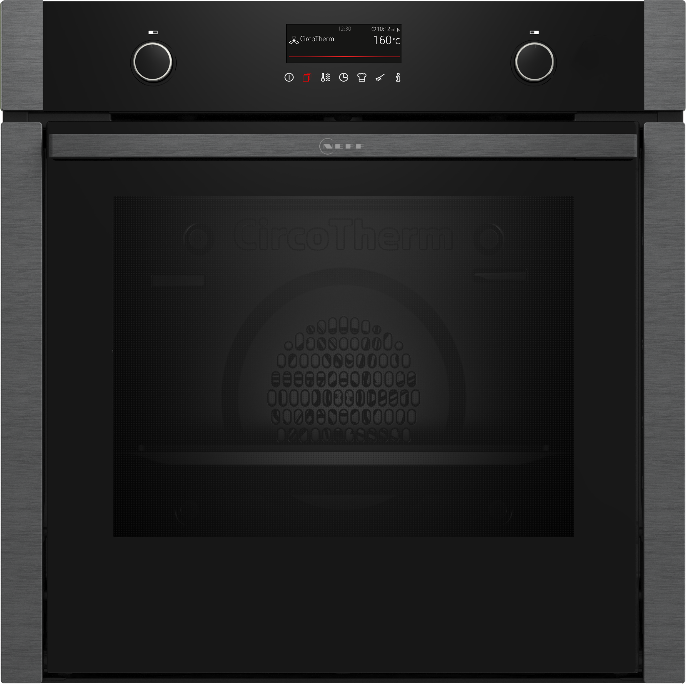 NEFF Pyrolyse Backofen N 50 „B6ACP7AG3“ mit Teleskopauszug nachrüstbar mit Pyrolyse-Selbstreinigung Hide Backofentür & knusper-gesunde Air Fry-Funktion grau – Rabatt: 56 %