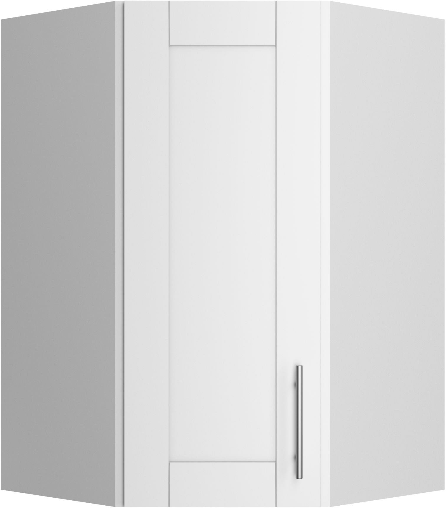 OPTIFIT Eckhängeschrank "Ahus" Breite 60 x 60cm weiß matt, weiß - Rabatt: 28 % Küchenmöbel online kaufen