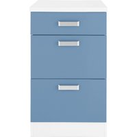 wiho Küchen Unterschrank "Husum", 50 cm breit, mit 2 großen Auszügen front: himmelblau, korpus: weiß - B/H/T: 50 cm x 85 cm x 60 cm - Rabatt: 15 % Küchenmöbel online kaufen wiho Küchen Unterschrank "Husum", 50 cm breit, mit 2 großen Auszügen front: himmelblau, korpus: weiß - B/H/T: 50 cm x 85 cm x 60 cm - Rabatt: 15 % Küchenmöbel online kaufen