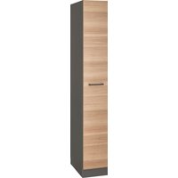 wiho Küchen Apothekerschrank "Esbo", Auszug mit 4 Ablagefächern front: zen esche, korpus: anthrazit - B/H/T: 30 cm x 200 cm x 57 cm - Rabatt: 27 % Küchenmöbel online kaufen wiho Küchen Apothekerschrank "Esbo", Auszug mit 4 Ablagefächern front: zen esche, korpus: anthrazit - B/H/T: 30 cm x 200 cm x 57 cm - Rabatt: 27 % Küchenmöbel online kaufen