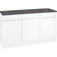 OPTIFIT Unterschrank "Roth", Breite 150 cm weiß, weiß, anthrazit - B/H/T: 150 cm x 88 cm x 60 cm, 3 St., Komplettausführung - Rabatt: 16 % Küchenmöbel online kaufen OPTIFIT Unterschrank "Roth", Breite 150 cm weiß, weiß, anthrazit - B/H/T: 150 cm x 88 cm x 60 cm, 3 St., Komplettausführung - Rabatt: 16 % Küchenmöbel online kaufen