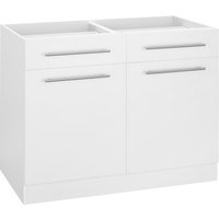 wiho Küchen Unterschrank "Unna", 100 cm breit, ohne Arbeitsplatte front und korpus: weiß - B/H/T: 100 cm x 82 cm x 57 cm, 2 St. - Rabatt: 53 % Küchenmöbel online kaufen wiho Küchen Unterschrank "Unna", 100 cm breit, ohne Arbeitsplatte front und korpus: weiß - B/H/T: 100 cm x 82 cm x 57 cm, 2 St. - Rabatt: 53 % Küchenmöbel online kaufen