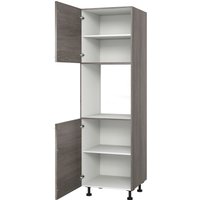 Kochstation Backofenumbauschrank "KS-Trea SB-195-3", mit zwei Türen und zwei Einlegeböden, Höhe 195 cm eichefarben grau - B/H/T: 60 cm x 195 cm x 56 cm, Türanschlag links - Rabatt: 24 % Küchenmöbel online kaufen Kochstation Backofenumbauschrank "KS-Trea SB-195-3", mit zwei Türen und zwei Einlegeböden, Höhe 195 cm eichefarben grau - B/H/T: 60 cm x 195 cm x 56 cm, Türanschlag links - Rabatt: 24 % Küchenmöbel online kaufen