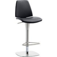 Mayer Sitzmöbel Barhocker "Bar- und Tresenhocker myMONTANA LINE", Gestell Chrom gebürstet Edelstahllook anthrazit - B/H/T: 40 cm x 56 cm x 41 cm, Leder, Gestell Chrom gebürstet-Sitz und Rücken Anthrazit-Sitz und Rücken Echtleder-Sitz und Rücken gepolstert - Rabatt: 22 % Küchenmöbel online kaufen Mayer Sitzmöbel Barhocker "Bar- und Tresenhocker myMONTANA LINE", Gestell Chrom gebürstet Edelstahllook anthrazit - B/H/T: 40 cm x 56 cm x 41 cm, Leder, Gestell Chrom gebürstet-Sitz und Rücken Anthrazit-Sitz und Rücken Echtleder-Sitz und Rücken gepolstert - Rabatt: 22 % Küchenmöbel online kaufen