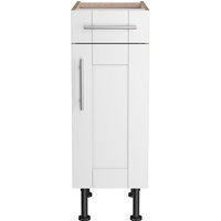 OPTIFIT Unterschrank "Ahus", Breite 30 cm weiß matt, wildeiche nachbildung - B/H/T: 30 cm x 87 cm x 58,4 cm, 1 St. - Rabatt: 29 % Küchenmöbel online kaufen