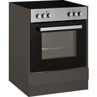 wiho Küchen Herdumbauschrank "Erla", 60 cm breit mit Kassettenfront, ohne Arbeitsplatte front: kassette anthrazit, korpus: anthrazit - B/H/T: 60 cm x 82 cm x 57 cm - Rabatt: 18 % Küchenmöbel online kaufen