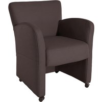 exxpo - sofa fashion Polsterstuhl schoko - NaturLEDER®, Sessel, B: 66 cm - Rabatt: 15 % Küchenmöbel online kaufen