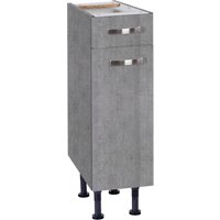 OPTIFIT Unterschrank "Cara", Breite 30 cm, mit Vollauszug und Soft-Close-Funktion beton, beton - B/H/T: 30 cm x 87 cm x 58,4 cm, 1 St. - Rabatt: 12 % Küchenmöbel online kaufen