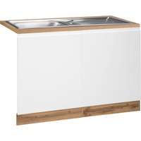 Kochstation Spülenschrank "KS-Bruneck", >>Bruneck weiß matt - B/H/T: 60 cm x 82 cm x 60 cm, 1 St. - Rabatt: 29 % Küchenmöbel online kaufen Kochstation Spülenschrank "KS-Bruneck", >>Bruneck weiß matt - B/H/T: 60 cm x 82 cm x 60 cm, 1 St. - Rabatt: 29 % Küchenmöbel online kaufen
