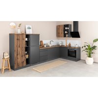 Kochstation Küche "KS-Bruneck", Stellbreite 380/180 cm breit, wahlweise mit oder ohne E-Geräte, MDF küche: wotaneiche, grau matt, front: wotaneiche, grau matt, korpus: grau matt, arbeitsplatte: wotaneiche - B/H/T: 380 cm x 200 cm x 180 cm, mit E-Geräten - Rabatt: 31 % Einbauküchen und Küchenzeilen online kaufen Kochstation Küche "KS-Bruneck", Stellbreite 380/180 cm breit, wahlweise mit oder ohne E-Geräte, MDF küche: wotaneiche, grau matt, front: wotaneiche, grau matt, korpus: grau matt, arbeitsplatte: wotaneiche - B/H/T: 380 cm x 200 cm x 180 cm, mit E-Geräten - Rabatt: 31 % Einbauküchen und Küchenzeilen online kaufen