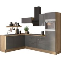 OPTIFIT Küche "Klara", 200 x 270 cm breit, wahlweise mit E-Geräten küche: anthrazit lackiert, wildeiche, front: anthrazit lackiert, korpus: wildeiche, arbeitsplatte: wildeiche struktur - B/T: 270 cm x 60 cm, ohne E-Geräte - Rabatt: 31 % Einbauküchen und Küchenzeilen online kaufen OPTIFIT Küche "Klara", 200 x 270 cm breit, wahlweise mit E-Geräten küche: anthrazit lackiert, wildeiche, front: anthrazit lackiert, korpus: wildeiche, arbeitsplatte: wildeiche struktur - B/T: 270 cm x 60 cm, ohne E-Geräte - Rabatt: 31 % Einbauküchen und Küchenzeilen online kaufen