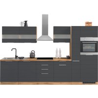 Kochstation Küche "KS-Luhe", 330 cm breit, wahlweise mit oder ohne E-Geräten, gefräste MDF-Fronten küche: grau matt, wotaneiche, front: grau matt, korpus: wotaneiche, arbeitsplatte: wotaneiche - B/T: 330 cm x 60 cm, ohne E-Geräte - Rabatt: 24 % Einbauküchen und Küchenzeilen online kaufen Kochstation Küche "KS-Luhe", 330 cm breit, wahlweise mit oder ohne E-Geräten, gefräste MDF-Fronten küche: grau matt, wotaneiche, front: grau matt, korpus: wotaneiche, arbeitsplatte: wotaneiche - B/T: 330 cm x 60 cm, ohne E-Geräte - Rabatt: 24 % Einbauküchen und Küchenzeilen online kaufen
