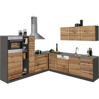 Kochstation Winkelküche "KS-Samos", mit E-Geräten, Stellbreite 260 x 270 cm mit Stangengriffen aus Metall küche: wotaneichefarben, grafit, grafit,, korpus: grafit, arbeitsplatte: anthrazit - B/T: 260 cm x 270 cm, mit Induktionskochfeld - Rabatt: 33 % Einbauküchen und Küchenzeilen online kaufen Kochstation Winkelküche "KS-Samos", mit E-Geräten, Stellbreite 260 x 270 cm mit Stangengriffen aus Metall küche: wotaneichefarben, grafit, grafit,, korpus: grafit, arbeitsplatte: anthrazit - B/T: 260 cm x 270 cm, mit Induktionskochfeld - Rabatt: 33 % Einbauküchen und Küchenzeilen online kaufen