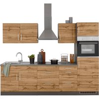HELD MÖBEL Küchenzeile "Stockholm", Breite 270 cm, mit hochwertigen MDF Fronten im Landhaus-Stil küche: wotaneiche, grafit,, korpus: grafit, arbeitsplatte: anthrazit - B/T: 270 cm x 60 cm - Rabatt: 23 % Einbauküchen und Küchenzeilen online kaufen HELD MÖBEL Küchenzeile "Stockholm", Breite 270 cm, mit hochwertigen MDF Fronten im Landhaus-Stil küche: wotaneiche, grafit,, korpus: grafit, arbeitsplatte: anthrazit - B/T: 270 cm x 60 cm - Rabatt: 23 % Einbauküchen und Küchenzeilen online kaufen
