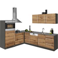 HELD MÖBEL Winkelküche "Samos", mit E-Geräten, Stellbreite 200/270 cm küche: wotaneichefarben, grafit,, korpus: grafit, arbeitsplatte: anthrazit - B/T: 200 cm x 270 cm, mit Induktionskochfeld - Rabatt: 33 % Einbauküchen und Küchenzeilen online kaufen HELD MÖBEL Winkelküche "Samos", mit E-Geräten, Stellbreite 200/270 cm küche: wotaneichefarben, grafit,, korpus: grafit, arbeitsplatte: anthrazit - B/T: 200 cm x 270 cm, mit Induktionskochfeld - Rabatt: 33 % Einbauküchen und Küchenzeilen online kaufen