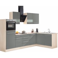 OPTIFIT Winkelküche "Bern", Stellbreite 285x175 cm, wahlweise mit E-Geräten küche: basaltgrau, akazie, akazie, front: basaltgrau,, arbeitsplatte: akazie - B/T: 285 cm x 60 cm, mit E-Geräten - Rabatt: 27 % Einbauküchen und Küchenzeilen online kaufen OPTIFIT Winkelküche "Bern", Stellbreite 285x175 cm, wahlweise mit E-Geräten küche: basaltgrau, akazie, akazie, front: basaltgrau,, arbeitsplatte: akazie - B/T: 285 cm x 60 cm, mit E-Geräten - Rabatt: 27 % Einbauküchen und Küchenzeilen online kaufen