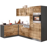 HELD MÖBEL Winkelküche "Stockholm", mit E-Geräten,260 x 170 cm, mit hochwertigen MDF Fronten küche: wotaneiche, grafit,, korpus: grafit, arbeitsplatte: anthrazit - B/T: 260 cm x 170 cm, Induktionskochfeld - Rabatt: 33 % Einbauküchen und Küchenzeilen online kaufen HELD MÖBEL Winkelküche "Stockholm", mit E-Geräten,260 x 170 cm, mit hochwertigen MDF Fronten küche: wotaneiche, grafit,, korpus: grafit, arbeitsplatte: anthrazit - B/T: 260 cm x 170 cm, Induktionskochfeld - Rabatt: 33 % Einbauküchen und Küchenzeilen online kaufen