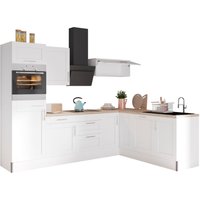 OPTIFIT Küche "Ahus", 200 x 270 cm breit, wahlweise mit E-Geräten, Soft Close Funktion küche: weiß matt, weiß, eiche struktur, front: weiß matt,, arbeitsplatte: eiche struktur - B/H/T: 270 cm x 211,8 cm x 60 cm, ohne E-Geräte - Rabatt: 19 % Einbauküchen und Küchenzeilen online kaufen OPTIFIT Küche "Ahus", 200 x 270 cm breit, wahlweise mit E-Geräten, Soft Close Funktion küche: weiß matt, weiß, eiche struktur, front: weiß matt,, arbeitsplatte: eiche struktur - B/H/T: 270 cm x 211,8 cm x 60 cm, ohne E-Geräte - Rabatt: 19 % Einbauküchen und Küchenzeilen online kaufen