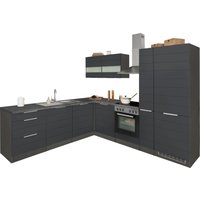 Kochstation Küche "KS-Luhe", Stellbreite 240x270 cm, wahlweise mit oder ohne E-Geräten, MDF-Fronten küche: grau matt, grafit, front: weiß matt, korpus: grafit, arbeitsplatte: oxid stone - B/T: 240 cm x 60 cm, ohne E-Geräte - Rabatt: 23 % Einbauküchen und Küchenzeilen online kaufen Kochstation Küche "KS-Luhe", Stellbreite 240x270 cm, wahlweise mit oder ohne E-Geräten, MDF-Fronten küche: grau matt, grafit, front: weiß matt, korpus: grafit, arbeitsplatte: oxid stone - B/T: 240 cm x 60 cm, ohne E-Geräte - Rabatt: 23 % Einbauküchen und Küchenzeilen online kaufen