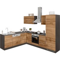 HELD MÖBEL Winkelküche "Stockholm", Stellbreite 220/280 cm, mit hochwertigen MDF Fronten im Landhaus-Stil küche: wotaneiche, grafit,, korpus: grafit, arbeitsplatte: anthrazit - B/T: 280 cm x 220 cm - Rabatt: 32 % Einbauküchen und Küchenzeilen online kaufen HELD MÖBEL Winkelküche "Stockholm", Stellbreite 220/280 cm, mit hochwertigen MDF Fronten im Landhaus-Stil küche: wotaneiche, grafit,, korpus: grafit, arbeitsplatte: anthrazit - B/T: 280 cm x 220 cm - Rabatt: 32 % Einbauküchen und Küchenzeilen online kaufen