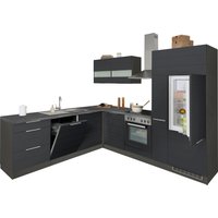 Kochstation Küche "KS-Luhe", Stellbreite 240x270 cm, wahlweise mit oder ohne E-Geräten, MDF-Fronten küche: grau matt, grafit, front: weiß matt, korpus: grafit, arbeitsplatte: oxid stone - B/T: 240 cm x 60 cm, inkl. E-Geräte - Rabatt: 33 % Einbauküchen und Küchenzeilen online kaufen Kochstation Küche "KS-Luhe", Stellbreite 240x270 cm, wahlweise mit oder ohne E-Geräten, MDF-Fronten küche: grau matt, grafit, front: weiß matt, korpus: grafit, arbeitsplatte: oxid stone - B/T: 240 cm x 60 cm, inkl. E-Geräte - Rabatt: 33 % Einbauküchen und Küchenzeilen online kaufen
