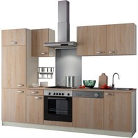 OPTIFIT Küchenzeile "Padua", ohne E-Geräte, Breite 270 cm küche: champagnerfarben, eichefarben,, korpus: champagner, arbeitsplatte: eichefarben - B/T: 270 cm x 60 cm - Rabatt: 11 % Einbauküchen und Küchenzeilen online kaufen OPTIFIT Küchenzeile "Padua", ohne E-Geräte, Breite 270 cm küche: champagnerfarben, eichefarben,, korpus: champagner, arbeitsplatte: eichefarben - B/T: 270 cm x 60 cm - Rabatt: 11 % Einbauküchen und Küchenzeilen online kaufen