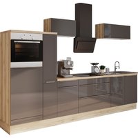 OPTIFIT Küchenzeile "Aken", ohne E-Geräte, Breite 330 cm küche: anthrazit hochglanz, wildeiche nachbildung, eiche struktur,, korpus: eiche, arbeitsplatte: eiche - B/T: 330 cm x 60 cm - Rabatt: 13 % Einbauküchen und Küchenzeilen online kaufen OPTIFIT Küchenzeile "Aken", ohne E-Geräte, Breite 330 cm küche: anthrazit hochglanz, wildeiche nachbildung, eiche struktur,, korpus: eiche, arbeitsplatte: eiche - B/T: 330 cm x 60 cm - Rabatt: 13 % Einbauküchen und Küchenzeilen online kaufen
