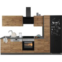 HELD MÖBEL Küchenzeile "Trier", mit E-Geräten, Breite 310 cm küche: wotaneiche, grafit,, korpus: grafit, arbeitsplatte: anthrazit - B/T: 310 cm x 60 cm - Rabatt: 33 % Einbauküchen und Küchenzeilen online kaufen HELD MÖBEL Küchenzeile "Trier", mit E-Geräten, Breite 310 cm küche: wotaneiche, grafit,, korpus: grafit, arbeitsplatte: anthrazit - B/T: 310 cm x 60 cm - Rabatt: 33 % Einbauküchen und Küchenzeilen online kaufen