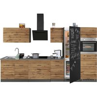 HELD MÖBEL Küchenzeile "Trier", mit E-Geräten, Breite 350 cm küche: wotaneiche, grafit,, korpus: grafit, arbeitsplatte: anthrazit - B/T: 350 cm x 60 cm, Induktionskochfeld - Rabatt: 32 % Einbauküchen und Küchenzeilen online kaufen HELD MÖBEL Küchenzeile "Trier", mit E-Geräten, Breite 350 cm küche: wotaneiche, grafit,, korpus: grafit, arbeitsplatte: anthrazit - B/T: 350 cm x 60 cm, Induktionskochfeld - Rabatt: 32 % Einbauküchen und Küchenzeilen online kaufen
