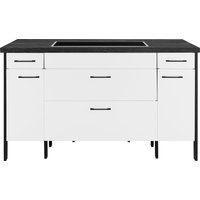 OPTIFIT Kücheninsel "Tokio", ohne E-Geräte, Breite 158 cm, mit Stahlgestell, mit Vollauszug küche: weiß - Einheitsgröße - Rabatt: 19 % Einbauküchen und Küchenzeilen Produktbild OPTIFIT Kücheninsel "Tokio", ohne E-Geräte, Breite 158 cm, mit Stahlgestell, mit Vollauszug küche: weiß - Einheitsgröße - Rabatt: 19 % Einbauküchen und Küchenzeilen Produktbild