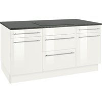 OPTIFIT Kochinsel "Bern", mit E-Geräten, Stellbreite 160 x 95 cm, höhenverstellbare Stellfüße küche: weiß hochglanz, weiß, anthrazit - B/T: 160 cm x 95 cm - Rabatt: 29 % Einbauküchen und Küchenzeilen online kaufen OPTIFIT Kochinsel "Bern", mit E-Geräten, Stellbreite 160 x 95 cm, höhenverstellbare Stellfüße küche: weiß hochglanz, weiß, anthrazit - B/T: 160 cm x 95 cm - Rabatt: 29 % Einbauküchen und Küchenzeilen online kaufen