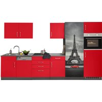 HELD MÖBEL Küchenzeile "Paris", ohne E-Geräte, Breite 340 cm küche: rot, grafit,, korpus: grafit, arbeitsplatte: anthrazit - B/T: 340 cm x 60 cm - Rabatt: 23 % Einbauküchen und Küchenzeilen online kaufen HELD MÖBEL Küchenzeile "Paris", ohne E-Geräte, Breite 340 cm küche: rot, grafit,, korpus: grafit, arbeitsplatte: anthrazit - B/T: 340 cm x 60 cm - Rabatt: 23 % Einbauküchen und Küchenzeilen online kaufen