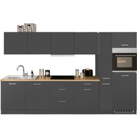 HELD MÖBEL Küchenzeile "Kehl", mit E-Geräten, Breite 330 cm, inkl. Kühlschrank und Geschirrspüler küche: grau,, korpus: grafit, arbeitsplatte: wotaneiche - Grau, mit Cerankochfeld (SCHOTT) - Rabatt: 33 % Einbauküchen und Küchenzeilen online kaufen HELD MÖBEL Küchenzeile "Kehl", mit E-Geräten, Breite 330 cm, inkl. Kühlschrank und Geschirrspüler küche: grau,, korpus: grafit, arbeitsplatte: wotaneiche - Grau, mit Cerankochfeld (SCHOTT) - Rabatt: 33 % Einbauküchen und Küchenzeilen online kaufen