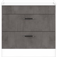 IMPULS KÜCHEN Kochfeldumbauschrank beton, optik schiefer dunkelgrau - B/H/T: 90 cm x 72,3 cm x 57,6 cm - Rabatt: 21 % Küchenmöbel online kaufen IMPULS KÜCHEN Kochfeldumbauschrank beton, optik schiefer dunkelgrau - B/H/T: 90 cm x 72,3 cm x 57,6 cm - Rabatt: 21 % Küchenmöbel online kaufen