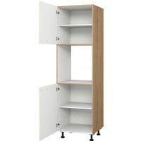 Kochstation Backofenumbauschrank "KS-Trea SB-195-3", mit zwei Türen und zwei Einlegeböden, Höhe 195 cm magnolie, eiche astig - B/H/T: 60 cm x 195 cm x 56 cm, Türanschlag links - Rabatt: 24 % Küchenmöbel online kaufen Kochstation Backofenumbauschrank "KS-Trea SB-195-3", mit zwei Türen und zwei Einlegeböden, Höhe 195 cm magnolie, eiche astig - B/H/T: 60 cm x 195 cm x 56 cm, Türanschlag links - Rabatt: 24 % Küchenmöbel online kaufen