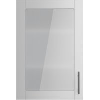 OPTIFIT Glashängeschrank "Ahus", Breite 60 cm hellgrau matt, hellgrau - B/H/T: 60 cm x 89,6 cm x 34,9 cm, 1 St. - Rabatt: 27 % Küchenmöbel online kaufen