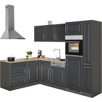 HELD MÖBEL Winkelküche "Stockholm", Stellbreite 260/170 cm, mit E-Geräten, MDF Frontenl küche: grau, grafit,, korpus: grafit, arbeitsplatte: eichefarben - B/T: 260 cm x 170 cm, Cerankochfeld (SCHOTT) - Rabatt: 34 % Einbauküchen und Küchenzeilen online kaufen HELD MÖBEL Winkelküche "Stockholm", Stellbreite 260/170 cm, mit E-Geräten, MDF Frontenl küche: grau, grafit,, korpus: grafit, arbeitsplatte: eichefarben - B/T: 260 cm x 170 cm, Cerankochfeld (SCHOTT) - Rabatt: 34 % Einbauküchen und Küchenzeilen online kaufen