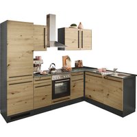 BASIC by Balculina Winkelküche "Jazz", Stellbreite 280x175 cm, wahlweise mit E-Geräten küche: anthrazit, artisan eiche, metallic braun,, , arbeitsplatte: metallic braun - B/H/T: 280 cm x 200 cm x 60 cm, mit E-Geräten - Rabatt: 43 % Einbauküchen und Küchenzeilen online kaufen BASIC by Balculina Winkelküche "Jazz", Stellbreite 280x175 cm, wahlweise mit E-Geräten küche: anthrazit, artisan eiche, metallic braun,, , arbeitsplatte: metallic braun - B/H/T: 280 cm x 200 cm x 60 cm, mit E-Geräten - Rabatt: 43 % Einbauküchen und Küchenzeilen online kaufen