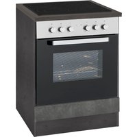 HELD MÖBEL Herdumbauschrank "Tulsa", 60 cm breit, für Einbau-Herdset betonfarben dunkel - B/H/T: 60 cm x 85 cm x 60 cm - Rabatt: 30 % Küchenmöbel online kaufen