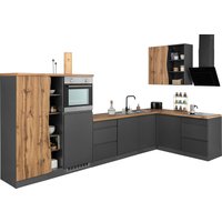 Kochstation Küche "KS-Bruneck", Stellbreite 380/180 cm breit, ohne E-Geräten, MDF Fronten küche: wotaneiche, grau matt, front: wotaneiche, grau matt, korpus: wotaneiche, arbeitsplatte: wotaneiche - B/H/T: 380 cm x 200 cm x 180 cm, ohne E-Geräte - Rabatt: 22 % Einbauküchen und Küchenzeilen online kaufen Kochstation Küche "KS-Bruneck", Stellbreite 380/180 cm breit, ohne E-Geräten, MDF Fronten küche: wotaneiche, grau matt, front: wotaneiche, grau matt, korpus: wotaneiche, arbeitsplatte: wotaneiche - B/H/T: 380 cm x 200 cm x 180 cm, ohne E-Geräte - Rabatt: 22 % Einbauküchen und Küchenzeilen online kaufen