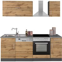 HELD MÖBEL Küchenzeile "Colmar", mit E-Geräten, Breite 210 cm küche: wotaneiche, grafitgrau,, korpus: wotaneiche, arbeitsplatte: anthrazit - B/T: 210 cm x 60 cm - Rabatt: 35 % Einbauküchen und Küchenzeilen online kaufen HELD MÖBEL Küchenzeile "Colmar", mit E-Geräten, Breite 210 cm küche: wotaneiche, grafitgrau,, korpus: wotaneiche, arbeitsplatte: anthrazit - B/T: 210 cm x 60 cm - Rabatt: 35 % Einbauküchen und Küchenzeilen online kaufen
