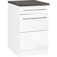 HELD MÖBEL Unterschrank "Trient", 50 cm breit weiß hochglanz - B/H/T: 50 cm x 85 cm x 60 cm, 1 St. - Rabatt: 26 % Küchenmöbel online kaufen
