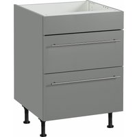 OPTIFIT Kochfeldumbauschrank "Bern", 60 cm breit, mit 2 Auszügen, mit höhenverstellbare Füße basaltgrau, basaltgrau - B/H/T: 60 cm x 87 cm x 58,4 cm - Rabatt: 14 % Küchenmöbel online kaufen OPTIFIT Kochfeldumbauschrank "Bern", 60 cm breit, mit 2 Auszügen, mit höhenverstellbare Füße basaltgrau, basaltgrau - B/H/T: 60 cm x 87 cm x 58,4 cm - Rabatt: 14 % Küchenmöbel online kaufen