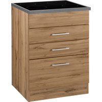 HELD MÖBEL Kochfeldumbauschrank "Colmar", 60 cm, mit Metallgriff, 2 Schubkästen und 1 Auszug wotaneiche - B/H/T: 60 cm x 85 cm x 60 cm - Rabatt: 27 % Küchenmöbel online kaufen HELD MÖBEL Kochfeldumbauschrank "Colmar", 60 cm, mit Metallgriff, 2 Schubkästen und 1 Auszug wotaneiche - B/H/T: 60 cm x 85 cm x 60 cm - Rabatt: 27 % Küchenmöbel online kaufen