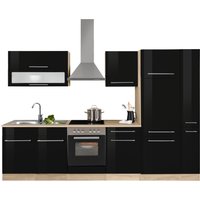HELD MÖBEL Küchenzeile "Eton", mit E-Geräten, Breite 300 cm küche: schwarz hochglanz, eichefarben,, korpus: eichefarben, arbeitsplatte: eichefarben - B/T: 300 cm x 60 cm - Rabatt: 32 % Einbauküchen und Küchenzeilen online kaufen HELD MÖBEL Küchenzeile "Eton", mit E-Geräten, Breite 300 cm küche: schwarz hochglanz, eichefarben,, korpus: eichefarben, arbeitsplatte: eichefarben - B/T: 300 cm x 60 cm - Rabatt: 32 % Einbauküchen und Küchenzeilen online kaufen