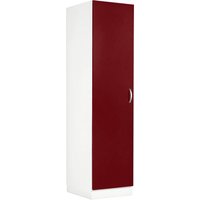 wiho Küchen Seitenschrank "Flexi" front: rot glanz, korpus: weiß - B/H/T: 50 cm x 200 cm x 57 cm - Rabatt: 45 % Küchenmöbel online kaufen wiho Küchen Seitenschrank "Flexi" front: rot glanz, korpus: weiß - B/H/T: 50 cm x 200 cm x 57 cm - Rabatt: 45 % Küchenmöbel online kaufen