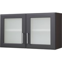 HELD MÖBEL Glashängeschrank "Stockholm, Breite 100 cm", hochwertige MDF-Fronten grau, grafit - B/H/T: 100 cm x 57 cm x 34 cm, 2 - Rabatt: 27 % Küchenmöbel online kaufen HELD MÖBEL Glashängeschrank "Stockholm, Breite 100 cm", hochwertige MDF-Fronten grau, grafit - B/H/T: 100 cm x 57 cm x 34 cm, 2 - Rabatt: 27 % Küchenmöbel online kaufen