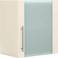 wiho Küchen Glashängeschrank "Ela", Breite 50 cm front und korpus: magnolia - B/H/T: 50 cm x 56,5 cm x 35 cm - Rabatt: 25 % Küchenmöbel online kaufen